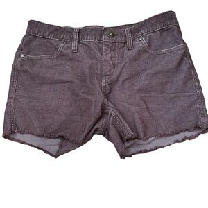 Purple carve design shorts